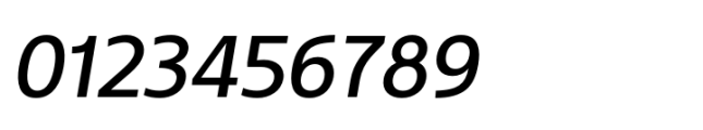 NeueType Medium Italic Font OTHER CHARS