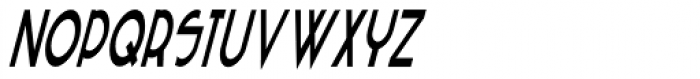 Neues Bauen Condensed Italic Font UPPERCASE