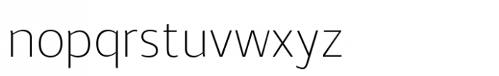 Neues Haus Thin Font LOWERCASE
