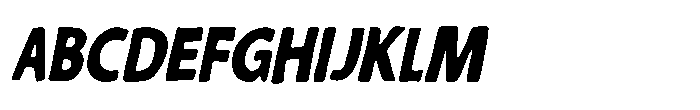 Neuev Juanto  Oblique Regular Font UPPERCASE