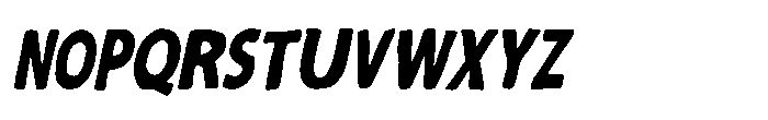 Neuev Juanto  Oblique Regular Font UPPERCASE