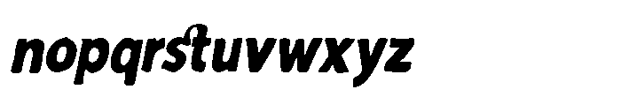 Neuev Juanto  Oblique Regular Font LOWERCASE