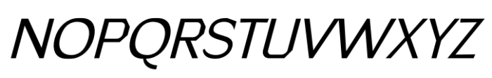 Neuhade Light Italic Font UPPERCASE