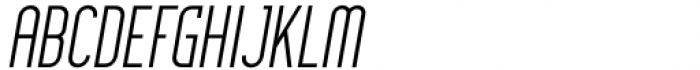 Neuliner Bold Italic Font UPPERCASE