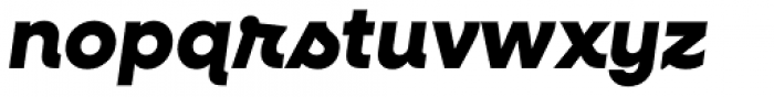 Neulis Extra Bold Italic Font LOWERCASE