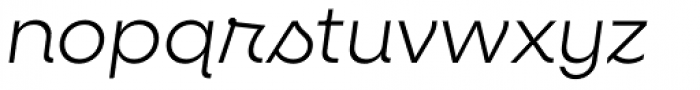 Neulis Light Italic Font LOWERCASE