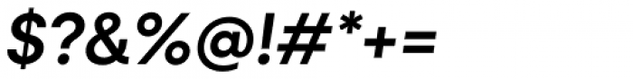 Neulis Medium Italic Font OTHER CHARS