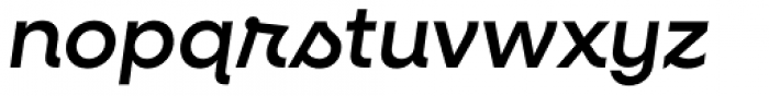 Neulis Medium Italic Font LOWERCASE