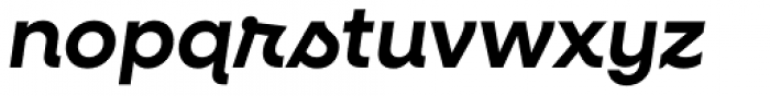Neulis Semi Bold Italic Font LOWERCASE
