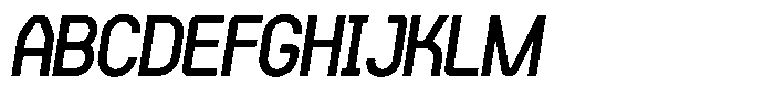 Neultra Oblique Font UPPERCASE