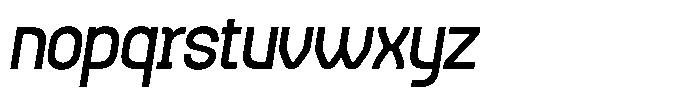 Neultra Oblique Font LOWERCASE