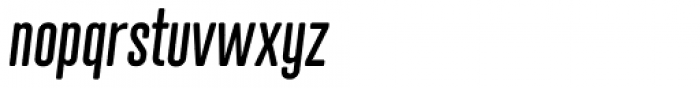 Neumatic Gothic Round Medium Oblique Font LOWERCASE