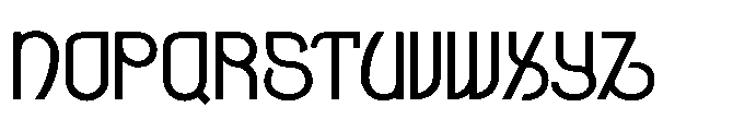 Neumonics Font UPPERCASE