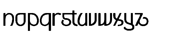 Neumonics Font LOWERCASE