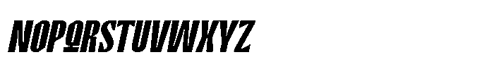 Neura Path Italic Font UPPERCASE