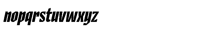 Neura Path Italic Font LOWERCASE