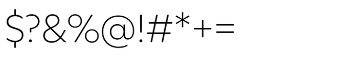 Neurath Extra Light Font OTHER CHARS