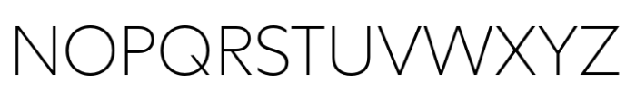 Neurath Extra Light Font UPPERCASE