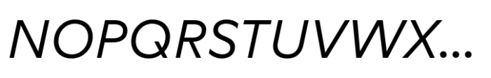 Neurath Regular Italic Font UPPERCASE