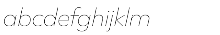Neurath Thin Italic FONT