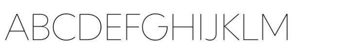 Neurath Thin Font UPPERCASE