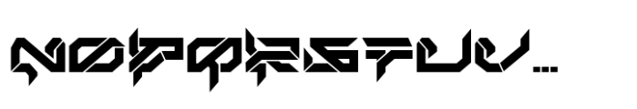 Neuro Hack Regular Font UPPERCASE