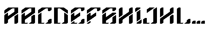 Neurobyte Regular Font UPPERCASE