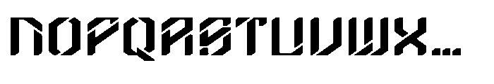 Neurobyte Regular Font UPPERCASE