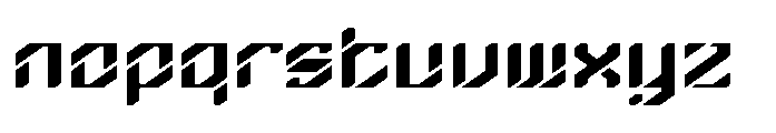 Neurobyte Regular Font LOWERCASE