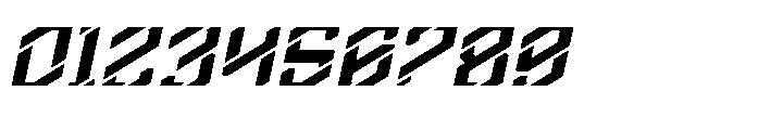 Neurobyte Slant Font OTHER CHARS
