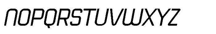 Neuromax Italic Font UPPERCASE