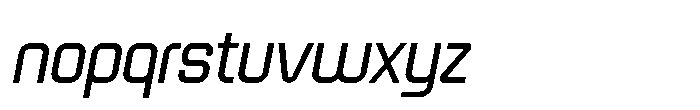 Neuromax Italic Font LOWERCASE