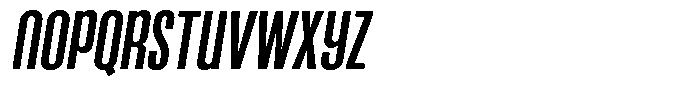 Neuronicle Slanted Font LOWERCASE