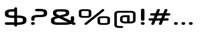 Neuropol X Semi Bold Expanded Font OTHER CHARS