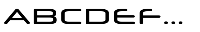 Neuropol X Semi Bold Expanded Font UPPERCASE