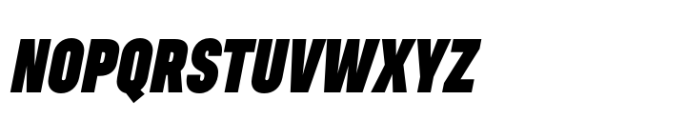 Neusa Neu Compact Black Italic Font UPPERCASE