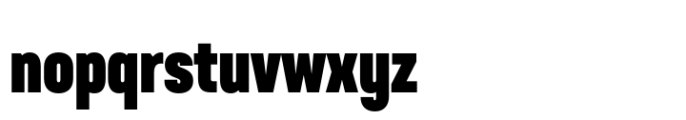 Neusa Neu Compact Black Font LOWERCASE