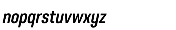 Neusa Neu Compact Medium Italic Font LOWERCASE