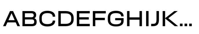 Neusa Neu Extra Wide Medium Font UPPERCASE