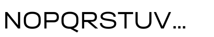 Neusa Neu Extra Wide Regular Font UPPERCASE
