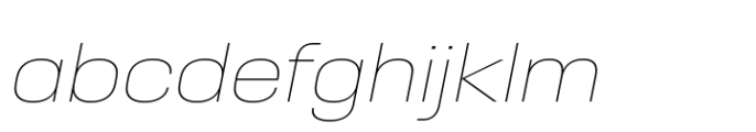Neusa Neu Extra Wide Thin Italic FONT