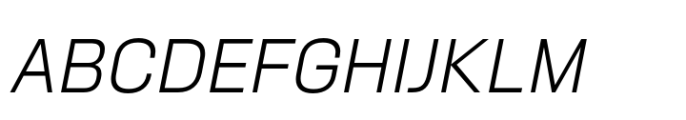 Neusa Neu Light Italic Font UPPERCASE