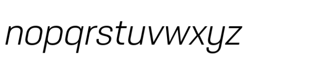 Neusa Neu Light Italic Font LOWERCASE