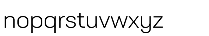 Neusa Neu Wide Light Font LOWERCASE