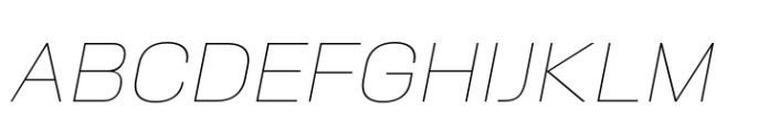 Neusa Neu Wide Thin Italic Font