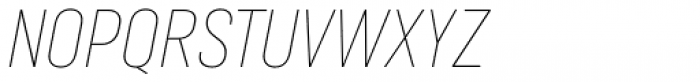 Neusa Next Pro Compact Thin Italic Font UPPERCASE