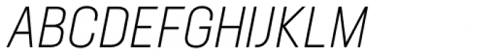 Neusa Next Pro Condensed Light Italic Font UPPERCASE