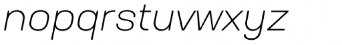 Neusa Next Pro Wide Light Italic Font LOWERCASE