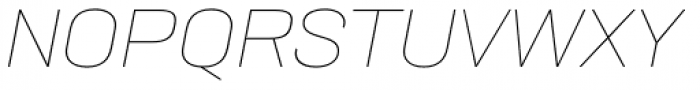 Neusa Next Pro Wide Thin Italic Font UPPERCASE