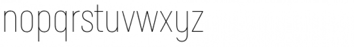 Neusa Next Std Compact Thin Font LOWERCASE